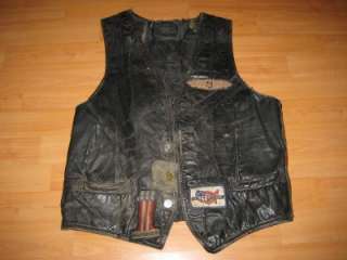   1960S WHITE KNIGHTS MC MOTORCYCLE GANG OUTLAW VEST   NR  