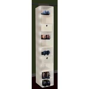  Lorest Linen 10 LED Closet Organizer with 2 pack Drawers 