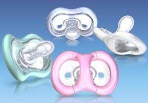 NEW Nuby Natural Touch Baby Pacifiers 0 6 Mo. BPA Free  