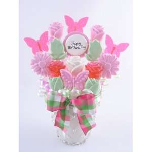 Mothers Day Lollipop Pearl Bouquet  Grocery & Gourmet 