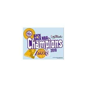 Los Angeles Lakers 2010 NBA Finals Champions Ultra Decal  