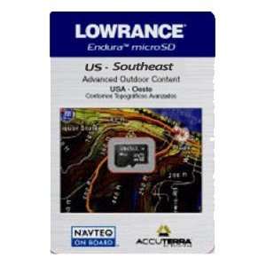  LOWRANCE OUTDOOR US SOUTHEAST CHART FOR ENDURA SERIES 