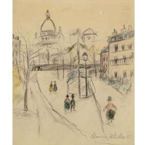  FRAMED oil paintings   Maurice Utrillo   24 x 24 inches 