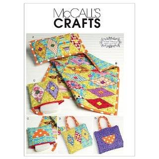McCalls Patterns M6340 Pillow, Quilt, Zip Case, Diaper Bag/Tote, One 