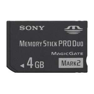  Sony Memory Stick Pro Duo Markii 4GB Card With 160 Mbps 