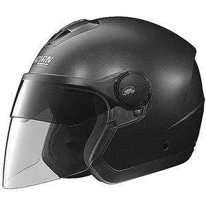   N42E Solid Open Face N Com Helmet   Large/Black Graphite Automotive
