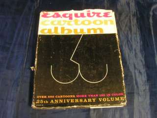 ESQUIRE CARTOON ALBUM 25th Anniversary Vol hcdj 1957  