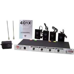   Microphones Included + (4) Transmitters + Wireless 4 Channel Receiver