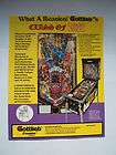 CLASS OF 1812 pinball   MINT ORIGINAL FLYER