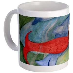  Mermaid in Red Art Mug by 