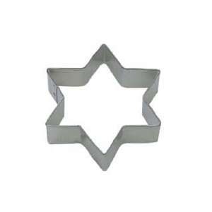 25 Six Point Star cookie cutter constructed of tinplate steel. Hand 