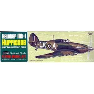    Hawker Hurricane Balsa Model Airplane Guillows Toys & Games