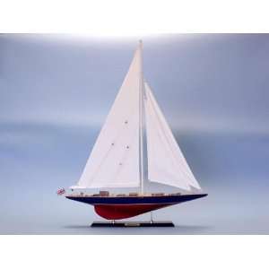  Limited Model Sailboat   Already Built Not a Kit   Wooden Sail Boat 