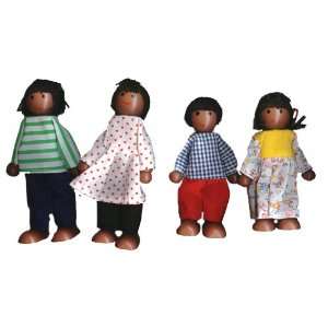  Posable Black Doll House Family Toys & Games