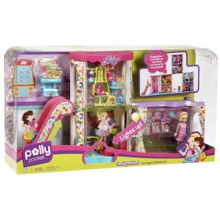 NEW POLLY POCKET DESIGNABLES BEDROOM COURTYARD PLAYSET  
