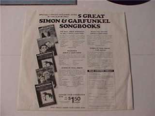 Old Rock Pop Music Record Album~SIMON GARFUNKEL~ Orig Vintage Vinyl LP 