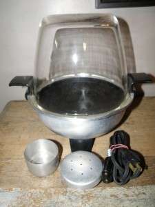   Rare Robeson Cutlery Electric Popcorn Popper with Glass Bowl  