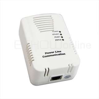 2pcs 200M Power Line Communication Ethernet Wireless Network Adapter 