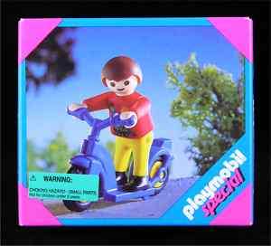 PLAYMOBIL Boy on Scooter SPECIAL 4538 NIB city roller  