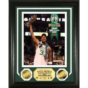  Boston Celtics 2008 NBA Finals MVP 24KT Gold Coin Photo 