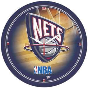  New Jersey Nets NBA Round Wall Clock