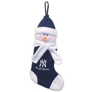  22 New York Yankees MLB Snowman Christmas Stocking