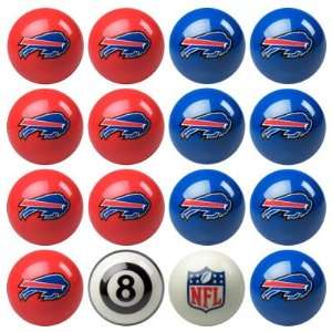    Buffalo Bills Pool Balls Home Away Set   NFL