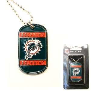  Miami Dolphins NFL Dog Tag Necklace 