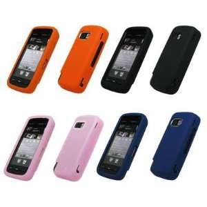   Cover Cases (Orange, Black, Pink, Dark Blue) for Nokia 5800