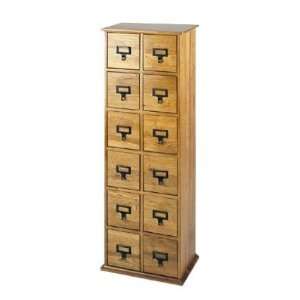   DVD, Video Storage Cabinet Librarian Style 228   Oak