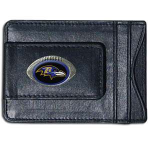 Baltimore Ravens Leather Money Clip Wallet (NEW) NFL 754603085727 