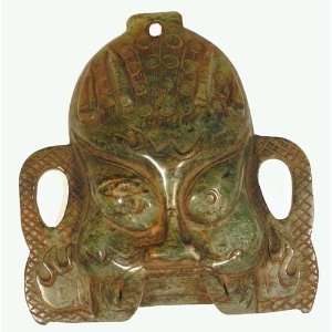  Jade Sculpture Deep One Mask 