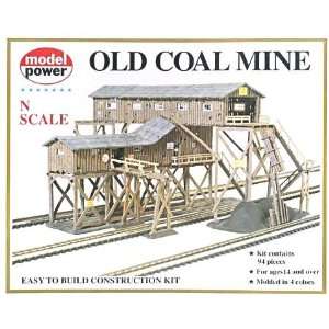  Old Coal Mine Building Kit N Scale Model Power Toys 
