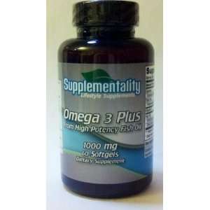 Omega 3 Plus from High Potency Fish Oil 60 Softgels