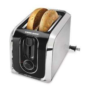  NEW B&D 2 Slice Brushed SS Toaster (Kitchen & Housewares 