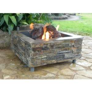   The Virginian Square Natural Gas Fire Pit Patio, Lawn & Garden
