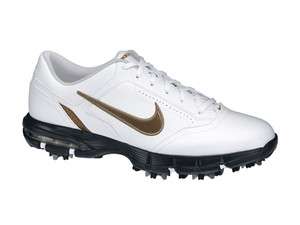 Nike Closeout Nike Air Rival Golf Shoes White/Brown/Khaki M 11  
