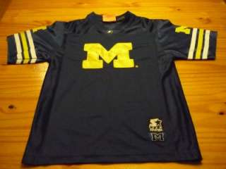  of Michigan sewn football jersey size youth Medium 10 12  
