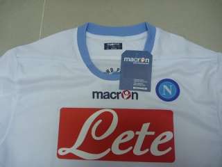 SSC Napoli 1011 Away Shirt Macron Maglia GARA L/sleeve  