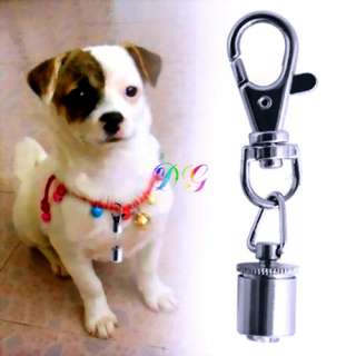 Hi Visibility Flash Light Dog Cat Pet Safety Collar Tag  