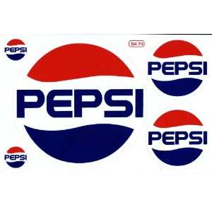  Pepsi Decal Sticker Sheet 