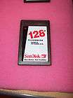 SANDISK FLASH CARD 128MB PCMCIA ATA EXCELLENT COND