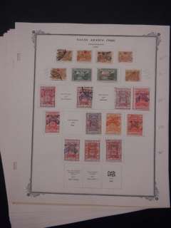 SAUDI ARABIA  Mint & Used old time collection on Scott pages of the 