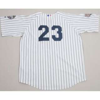 Yankees #23 DON MATTINGLY World Series Jersey SZ 52  