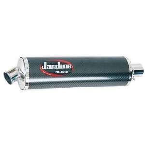 Jardine RT One Slip On with Race Baffle   Carbon Muffler   Stainless 