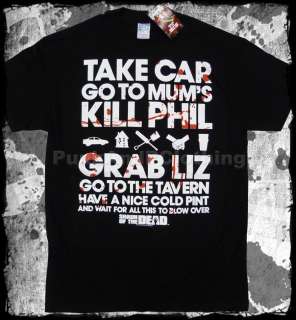 Shaun of the Dead   Stick to the Plan   official t shirt   FAST 