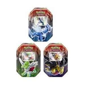  Pokemon Set of 3 Platinum 2009 Spring Collector Tins 