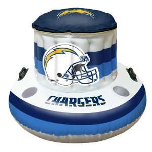 San Diego Chargers NFL Beach/Pool Inflaitable Floating Cooler (49x20)