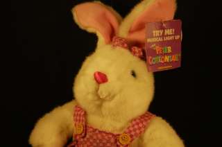 10 Plush Singing Easter Bunny Rabbit Peter CottonTail  