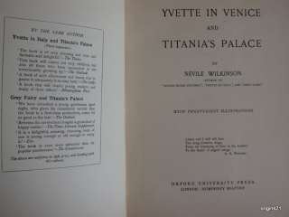 Signed Titanias palace YVETTE IN VENICE Wilkinson Illu  